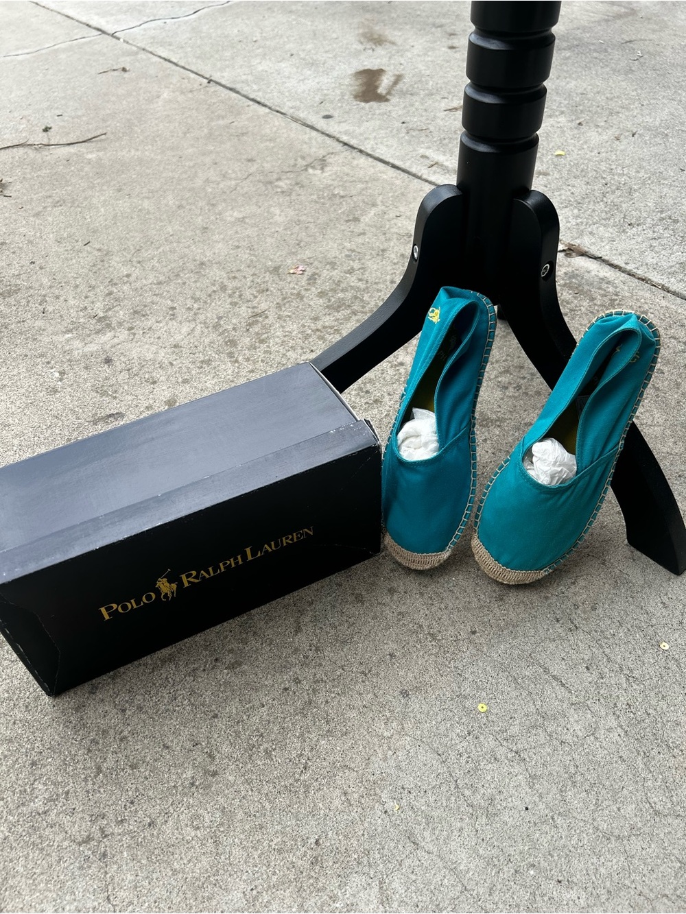 Polo by Ralph Lauren‎ Turquoise Espadrille bowman Slip-On Shoes